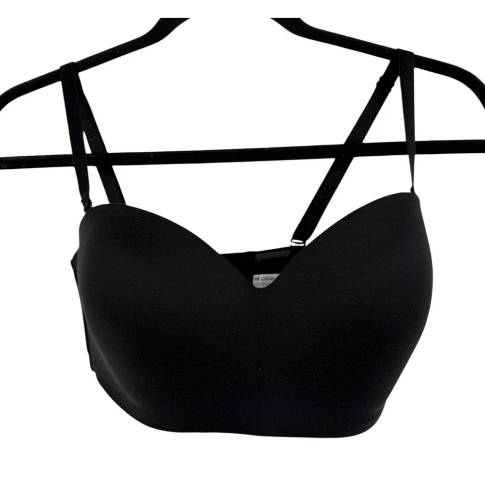 Wacoal bra 854372 Staying Power wire free strapless black size 32DDD 32F